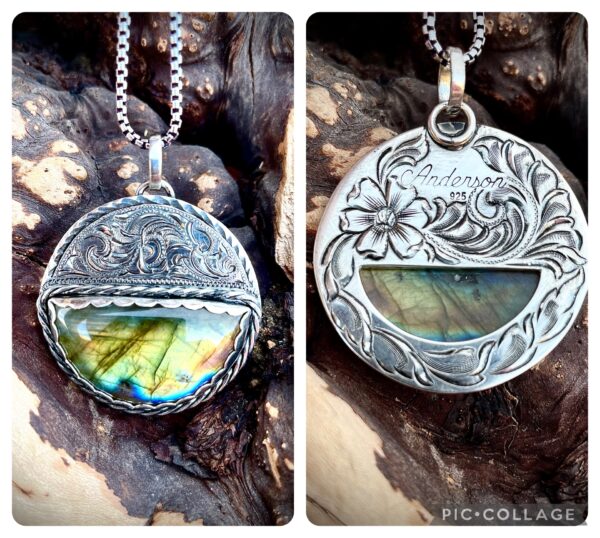 Labradorite pendant