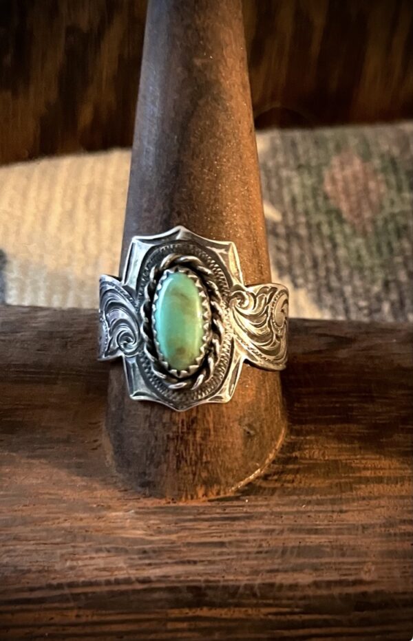 Turquoise ring adjustable