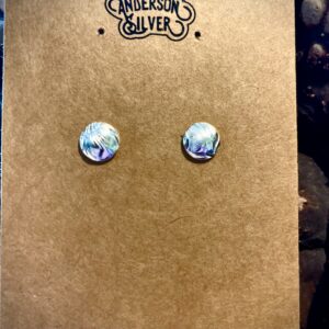 Very small round sterling posts 5/16”